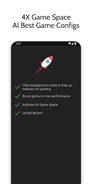 Game Booster 4x Faster Pro – GFX Tool & Lag Fix APK screenshot 4