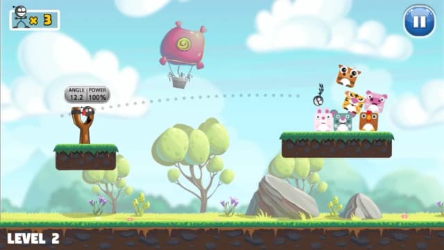 Knockdown : Slingshot king screenshot 1