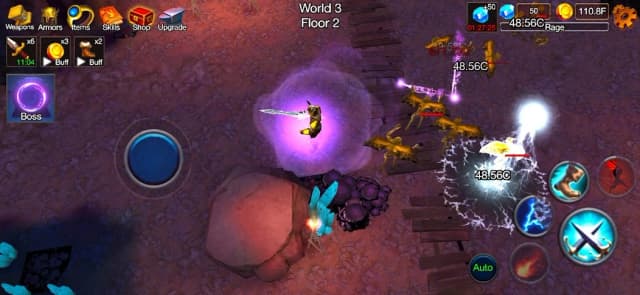 Dungeon Clash - Idle AFK RPG | 3D Offline Crawler screenshot 1