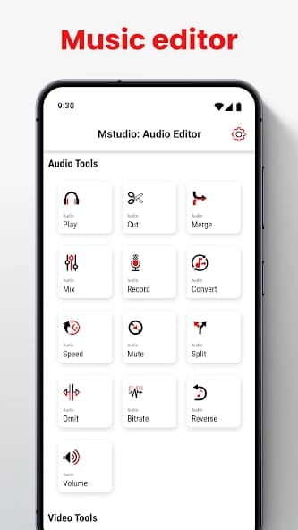 Mstudio: Play,Cut,Merge,Mix,Record,Extract,Convert APK screenshot 1
