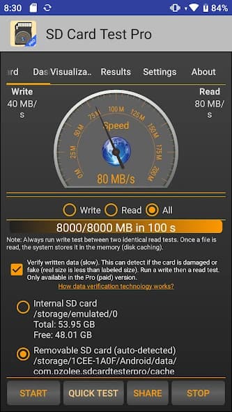SD Card Test Pro APK screenshot 1