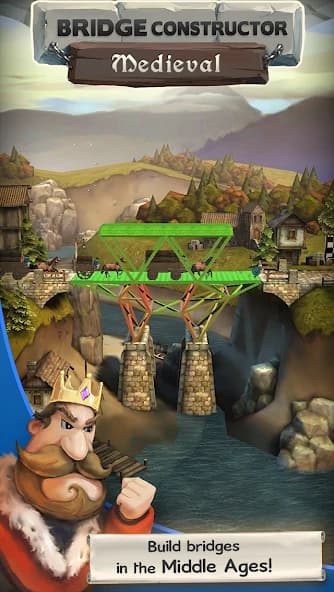 Bridge Constructor Medieval APK screenshot 1