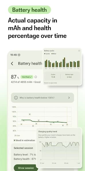 Battery Guru – Battery Monitor – Battery Saver APK screenshot 2