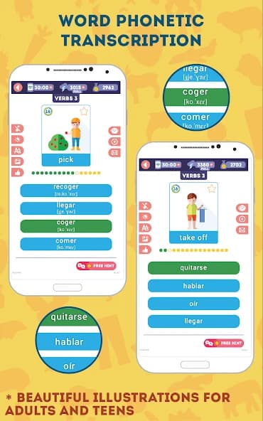 Spanish for Beginners: LinDuo HD screenshot 4