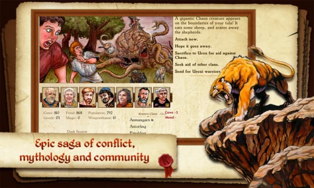 King of Dragon Pass: Text RPG APK screenshot 2