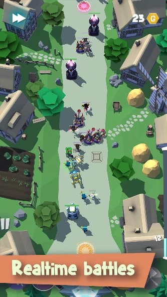 Various Creeps - offline moba battle action screenshot 1