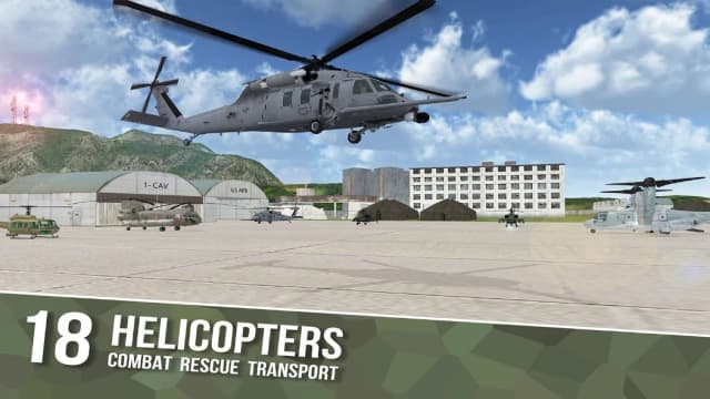 Helicopter Sim Flight Simulator Air Cavalry Pilot screenshot 1