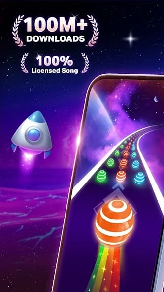 Dancing Road: Colour Ball Run! screenshot 1