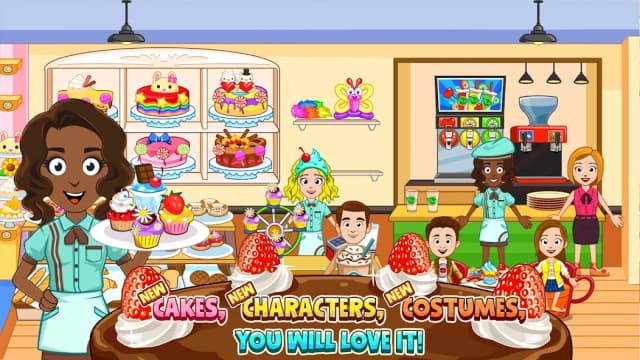 My Town : Bakery & Pizza Store Free screenshot 2