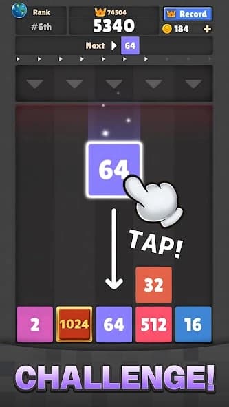 Drop The Number : Merge Game screenshot 2