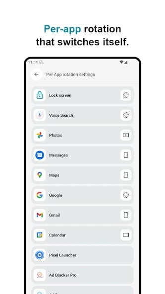 Rotation Control Pro APK screenshot 4