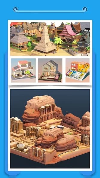 Pocket World 3D - Assemble models unique puzzle screenshot 5