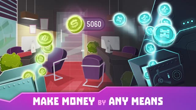 Hacker - tap smartphone tycoon, life simulator screenshot 3
