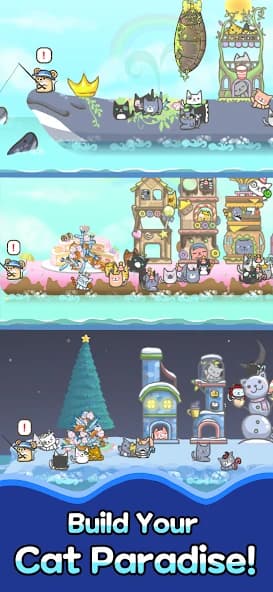2048 Kitty Cat Island screenshot 3