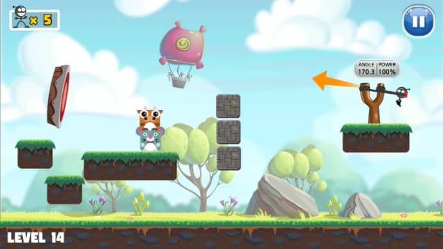 Knockdown : Slingshot king screenshot 2