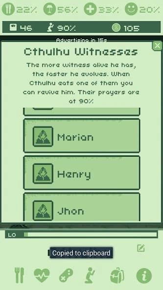 Cthulhu Virtual Pet (MOD, unlimited money) 2.1.21 screenshot 4