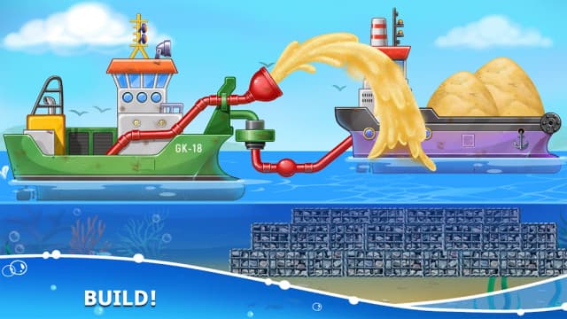 Build an Island. Kids Games for Boys. Build House screenshot 4