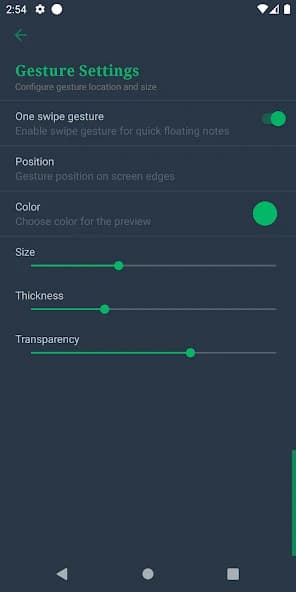 One Swipe Notes – Floating Notes – Gesture Notes APK screenshot 4