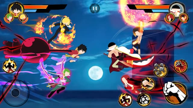 Stickman Pirates Fight screenshot 2