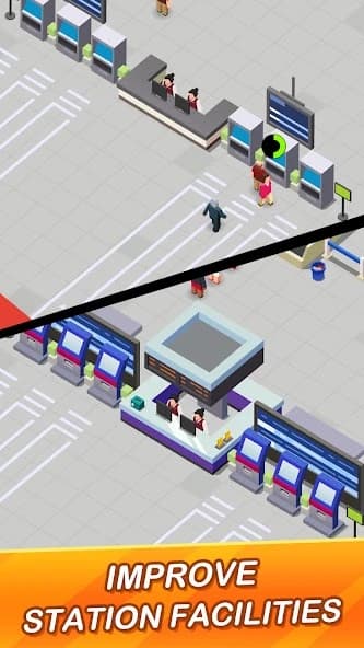 Idle Train Empire – Idle Games APK screenshot 4