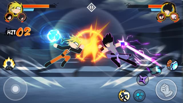 Stickman Ninja – 3v3 Battle Arena APK screenshot 1
