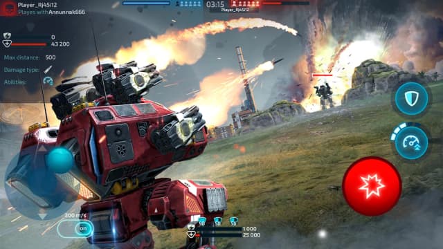 Robot Warfare: Mech battle screenshot 2