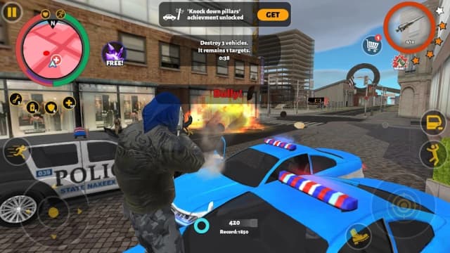 Rope Hero 3 APK screenshot 5