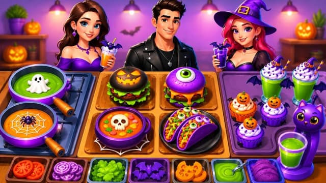 Halloween Cooking: Chef Madness Fever Games Craze screenshot 2