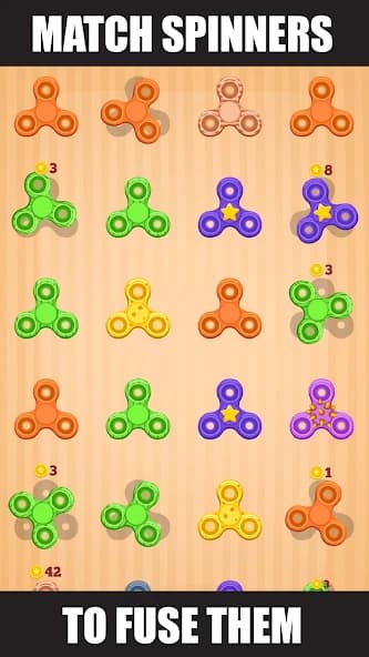 Spinner Evolution - Merge Fidget Spinners! screenshot 1