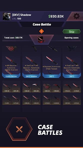 Case Battle: Skins Simulator – Idle Clicker Games screenshot 5