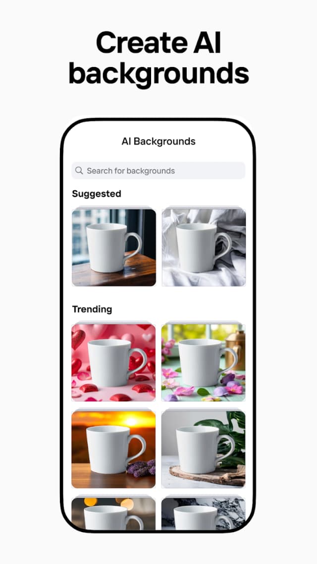 PhotoRoom screenshot 1