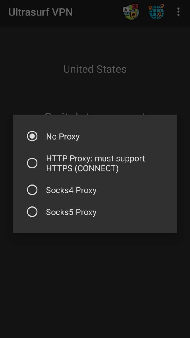 Ultrasurf VPN screenshot 5