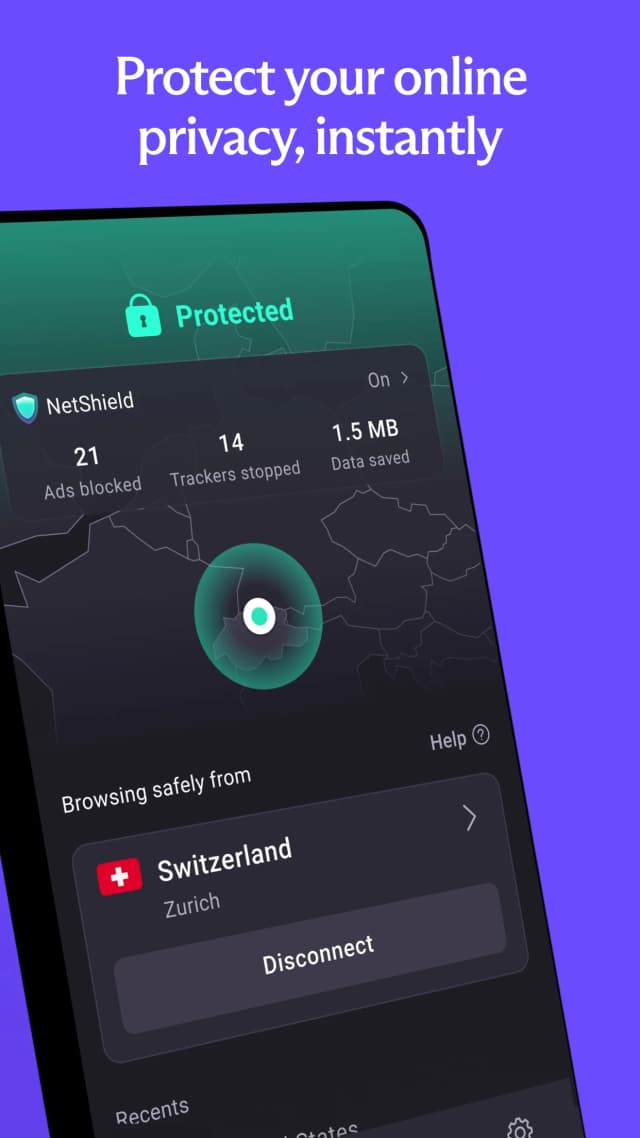 Proton VPN screenshot 2