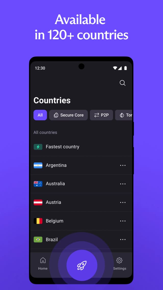 Proton VPN screenshot 3