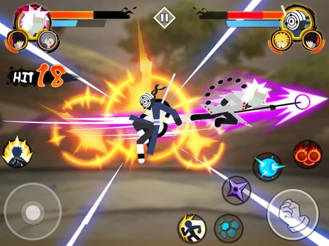 Stickman Ninja – 3v3 Battle Arena APK screenshot 5