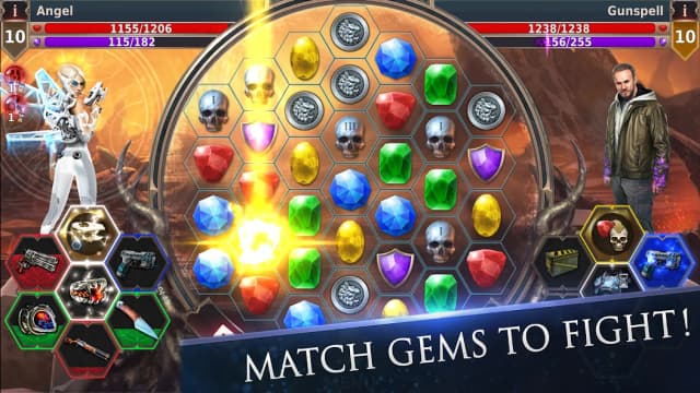 Gunspell 2 – Match 3 Puzzle RPG screenshot 1