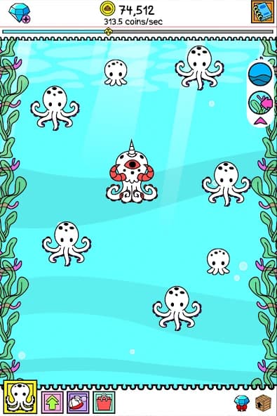 Octopus Evolution - 🐙 Clicker (MOD, unlimited money) 1.0 screenshot 5