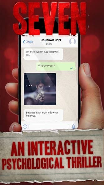Seven - Deadly Revelation - Horror Chat Adventure screenshot 1