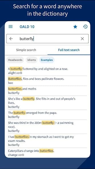 Oxford Advanced Learner’s Dictionary 10th edition APK screenshot 3