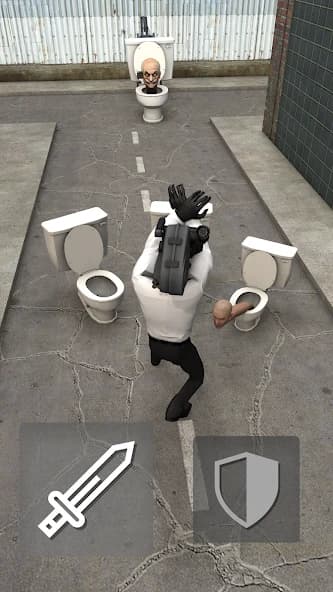 Toilet Fight: Open World screenshot 1