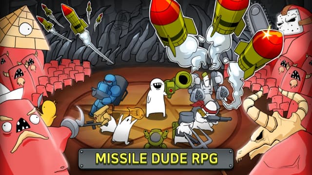 Missile Dude RPG: Tap Tap Missile screenshot 1