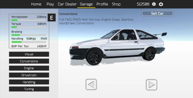 Tuner Z - Car Tuning and Racing Simulator screenshot 1