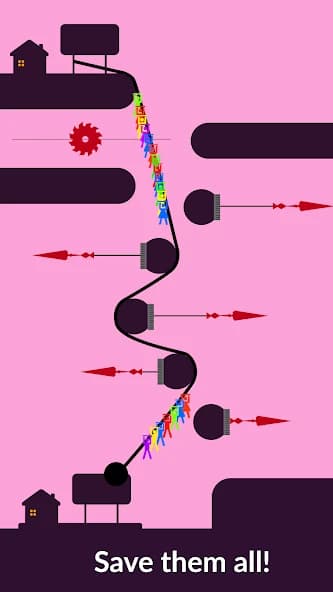 Zipline Valley - Physics Puzzle Game screenshot 3