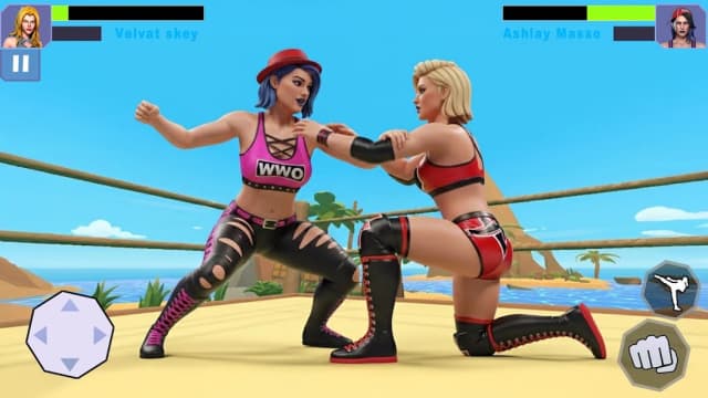 Bad Girls Wrestling 2018: Hell Ring Women Fighting screenshot 4