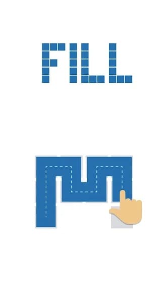 Fill - one-line puzzle game screenshot 4