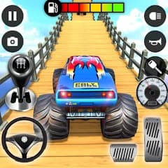Double Impossible Mega Ramp 3D icon