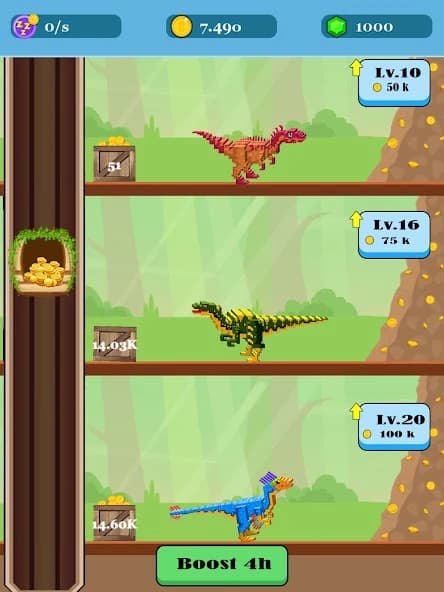 Jurassic Pixel Craft: dino age screenshot 5