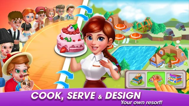 Cooking World: Casual Cooking Games of my cafe' screenshot 1