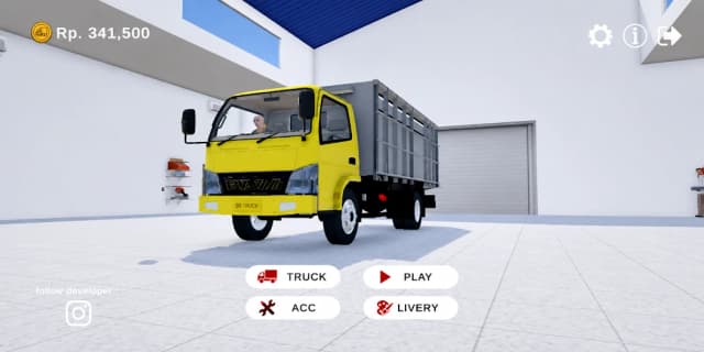 BR Truck Simulator Indonesia (MOD, Unlimited Money) 0.36a screenshot 1