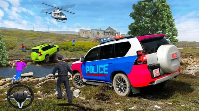 Offroad Police Car Driving Simulator Game screenshot 2
